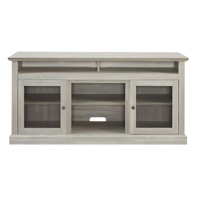 GustoWave Modern TV Media Stand, Entertainment Console for TV Up to 65" with Open and Closed Storage, Stone Gray, 60"W x 15.75"D x 29"H
