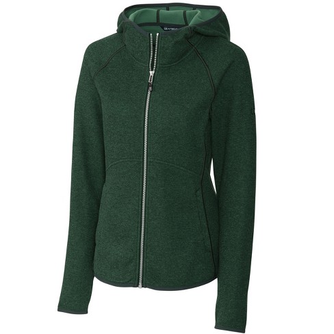 Cutter & Buck Mainsail Sweater-knit Hoodie Womens Full Zip Jacket