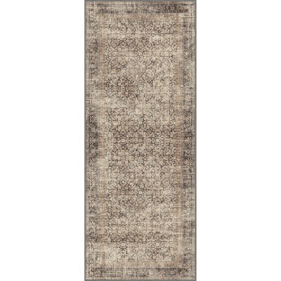Abynow Floral Medallion Persian Indoor Area Rug