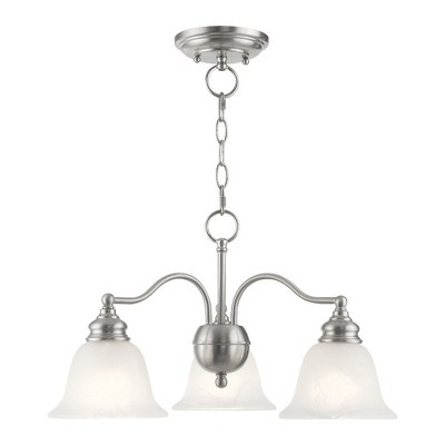 Livex Lighting Essex 3 - Light Chandelier in  Brushed Nickel