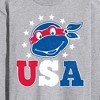 Men's - Teenage Mutant Ninja Turtles - USA Raphael Long Sleeve Graphic T-Shirt - 2 of 4