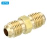 Unique Bargains Brass Gas Adapter Hose Pipe Fitting Flare Union Connectors 2 Pcs - 3 of 4