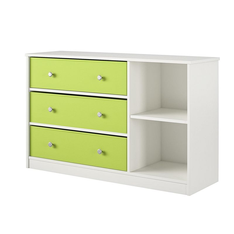 Ameriwood Home Mya Park Wide Dresser with 3 Fabric Bins, 4 of 5