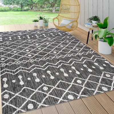 Nokat Modern Bohemian Inspired Indoor/Outdoor Area Rug - JONATHAN Y