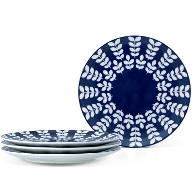 Noritake Bluefjord Set of 4 Coupe Salad/Dessert Plates