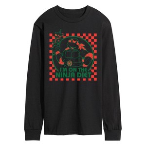 Men's - Teenage Mutant Ninja Turtles - Ninja Diet Long Sleeve Graphic T-Shirt - 1 of 4