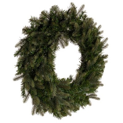 24" Green Douglas Fir Artificial Front Door Wreath