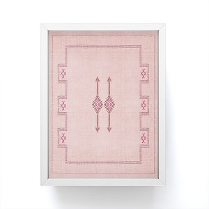 Becky Bailey Bungalow Kilim Framed Mini Art Print 4" (H) x 3" (W) x 1" (D) - Society6 - 1 of 3