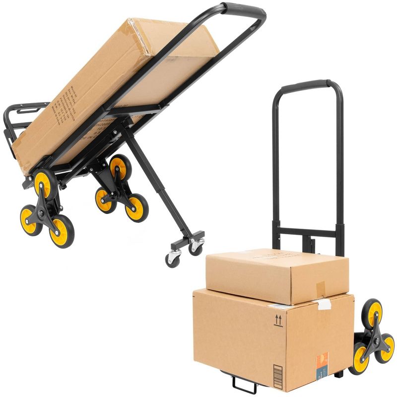 Mount-It! Stair Climbing Dolly, 3 Wheel Stair Climbing Cart, Easily Lift Items Up to 330 Pounds , 2 of 9