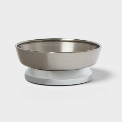 Solid Soap Dish Split Finish Silver - Threshold™