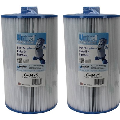 2) Unicel C-8475 Coleman Maax Spas Replacement Filter Cartridges 75 Sq Ft Each