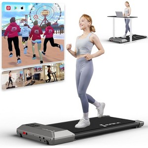Deerrun 16.14 * 31.50 inches 80Cm Run Belt 2.2 Horsepower Grey Treadmills MAX 249Lbs - 1 of 4