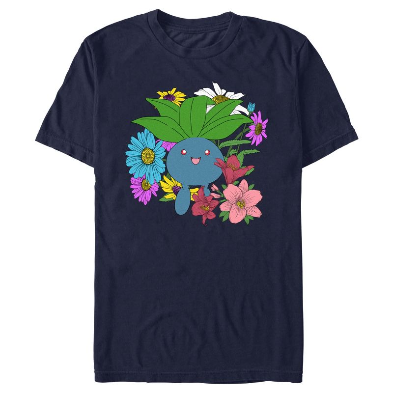 Men's Pokemon Floral Oddish T-Shirt, 1 of 6