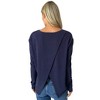 Women's Stacy Cross Back Long Sleeve Top - SIX/FIFTY - 3 of 3