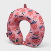 Super Soft Travel Pillow with Memory Foam & Removable Cover in Strawberry Bliss - 3 of 4