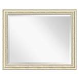 Country White Wash Framed Wall Mirror - Amanti Art