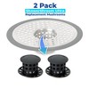 REPLACEMENT MINI MUSHROOM 2-PACK FOR SHOWERSHROOM ULTRA from TubShroom - 2 of 3