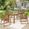 Arceso Patio Table and Chairs set , HDPS 5-Piece Outdoor Dining Set, Patio Furniture for Deck, Poolside, and Backyard - 3 of 4