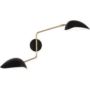 Robert Abbey Lighting Rico Espinet Racer 2 - Light Wall Light in  Aged Brass - 1 of 3