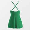 Women's Chic Ruched Cross Back Swim Dress -Cupshe - 3 of 4