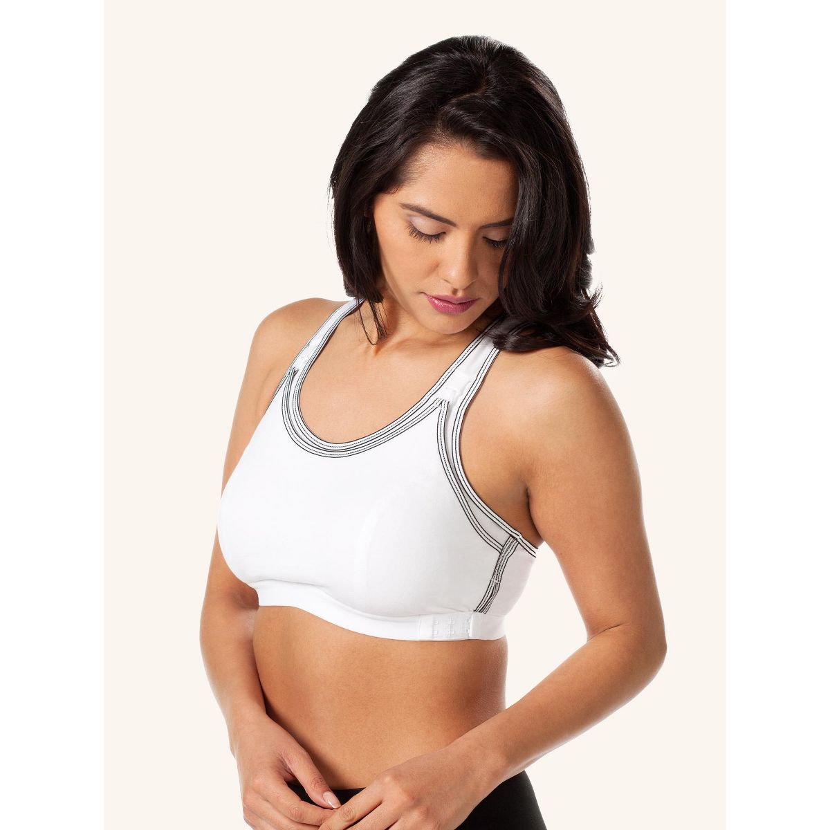 Leading Lady Women's The Sophie - Maternity to Nursing AdjustA/Ble Sports Bra (4027) - thumbnail 7