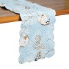 C&F Home 51" x 14" Meraki Island Quilted Reversible Blue Coastal Table Runner - 2 of 4