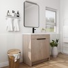 SEVOBAL Bathroom Vanities 30 Inch Freestanding Vanity with Resin Sink and Soft Close Doors for Bathroom, Beige, 30"*18.3"*35" - 4 of 4