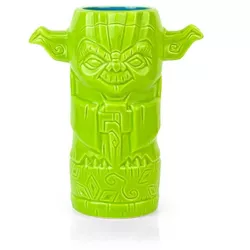 Beeline Creative Geeki Tikis Star Wars Master Yoda Mug | Ceramic Tiki Style Cup | Holds 12 Ounces