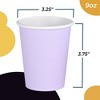 Crown Display 9 oz. Disposable Coffee Cups Paper Cups Hots Drinks/Cold Cups Durable Disposable Hot Tea Cup Disposable - 3 of 4