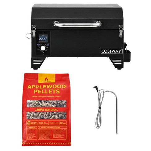 Pellet Smoker, Portable Pellet Grill, Electric Tabletop Outdoor