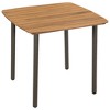 vidaXL 5 Piece Patio Dining Set Solid Acacia Wood and Steel - 2 of 4