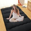 Japanese Futon Floor Mattress, 3 '' Thicken Futon, Portable & Foldable Tatami Mat for Camping Dormitory Yoga Sleep Nap Meditation - 3 of 4