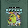 Women's - Rugrats - Reptar Wretch Lightweight French Terry Wide Neck Long Sleeve Shirt - 2 of 4