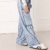 Girl Drawstring Tiered Wide Leg Pull On Jean - tractr - 2 of 2