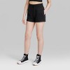 Women's Pull-On Perfect Fleece Shorts - Wild Fable™ Black XXS