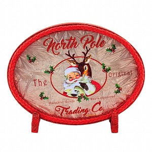 Stony Creek 7.5 Inch Holiday Pre-Lit With Frame Santa Claus Reindeer Trees Novelty Sculpture Lights - 1 of 4