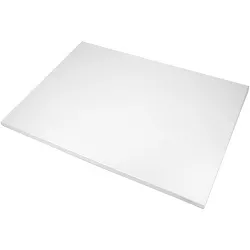 O'Creme White Rectangular Cake Pastry Drum Board 1/2 Inch Thick, Full-Sheet Size (17-5/8 Inch x 25-1/2 Inch) - Pack of 5
