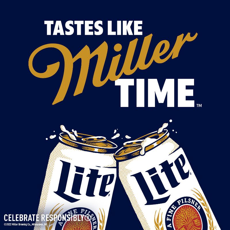 Miller Lite Beer - 9pk/16 fl oz Aluminum Bottles, 5 of 11