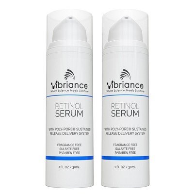 Vibriance Retinol Serum for Mature Skin, Reduces Appearance of Deep Wrinkles and Large Pores, 1 fl oz (30 ml), 2 Pack