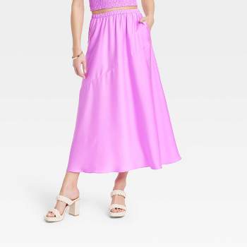 Women's Maxi A-Line Slip Skirt - A New Day™