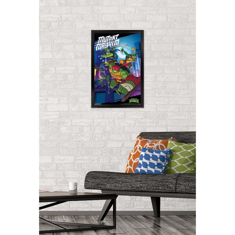 Trends International Nickelodeon Rise of The Teenage Mutant Ninja Turtles - Mayhem Framed Wall Poster Prints, 2 of 7