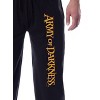 Army of Darkness Men's Film Movie Title Logo Sleep Jogger Pajama Pants Black - 4 of 4