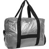 Boarding Pass Recycled Metallic Foldable & Packable Pouch Duffel Travel Bag - 3 of 4