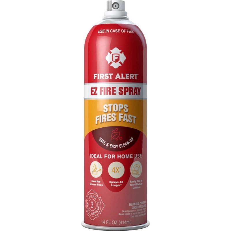 First Alert AF400 EZ Fire Spray Fire Extinguishing Aerosol Spray, 1 of 6