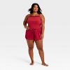 Women's Satin Pajama Shorts - Auden™ - 3 of 3