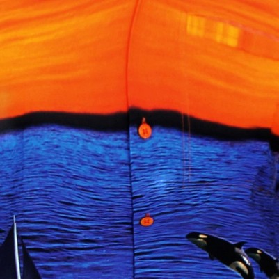 hula dance party orange