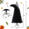 Racxily Flocked Christmas Set: 6ft Flocked Tree,9ft Flocked Garland (3-Pac) with Warm LED Lights, PVC+PE, Indoor/Outdoor, Cozy Festive Style - 4 of 4