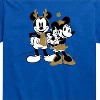 Men's - Disney - Mickey Minnie Sparkle Short Sleeve Graphic T-Shirt - 2 of 4