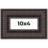 PosterPalooza | Panoramic 3.5" Wide Ornate Brown Frame - UV Acrylic, Foam Board Backing, Hanging Hardware - 2 of 4