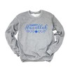 Simply Sage Market Women's Graphic Sweatshirt Happy Hanukkah Blue - 3 of 4